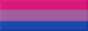 Bi Pride flag Button, Blank, Static