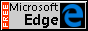 Microsoft Edge button, based on new chromium logo, Undithered